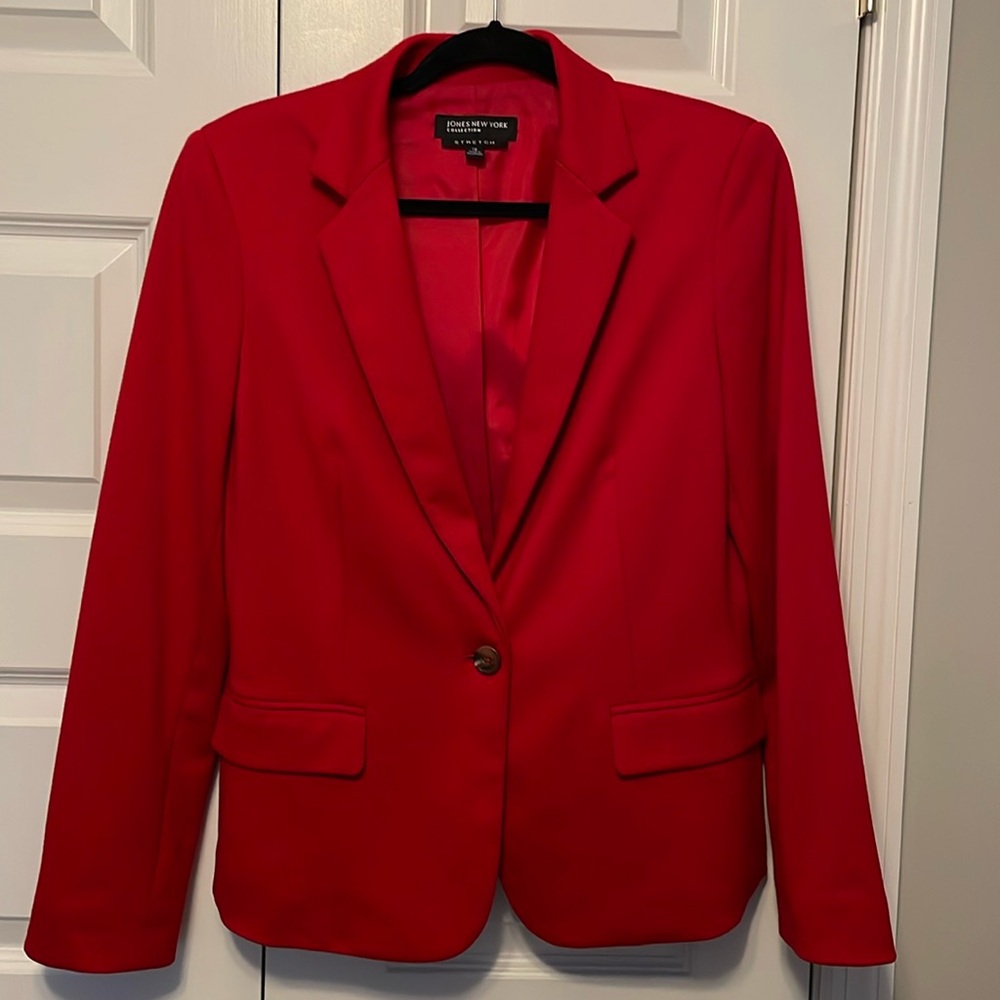 Jones New York Collection, redstretch Blazer